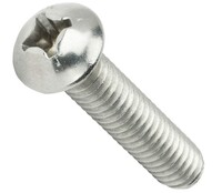 1/4-20 X 1 1/4 MACHINE SCREW ROUND PHIL. ZINC PLATED